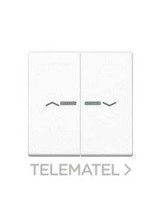 TECLA DBL.PULS.2 FASES VISOR+FLECHA BL