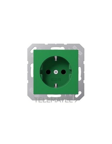 ENCHUFE SCHUKO® 16A 250V AS VERDE