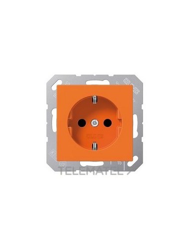 ENCHUFE SCHUKO® 16A 250V AS NARANJA