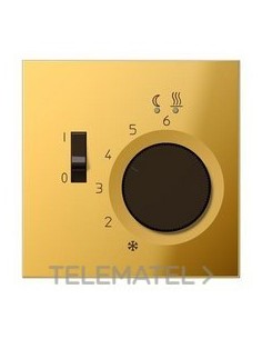 TERMOSTATO SUELO RADIANTE ORO LACADO