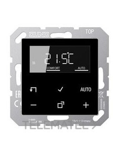TERMOSTATO CON DISPLAY ESTÁNDAR A NEGRO