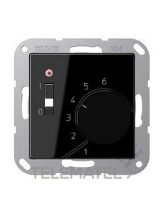 TERMOSTATO CALEFACCIÓN AC 24V A NEGRO