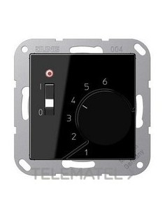 TERMOSTATO CALEFACCIÓN 10A 230V NEGRO