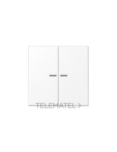 TECLA x2 CON VISOR LS BLANCO MATE