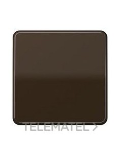 TECLA SIMPLE PULSADOR CD MARRÓN