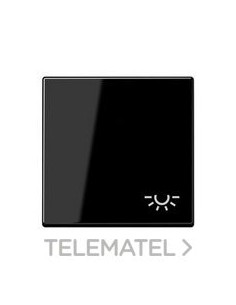 TECLA SIMPLE CON SÍMBOLO LUZ A NEGRO
