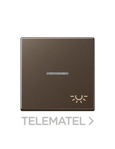 TECLA SÍMBOLO LUZ CON VISOR MOKKA