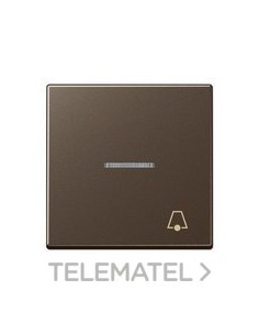 TECLA SÍMBOLO CAMPANA CON VISOR MOKKA