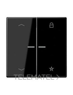 TECLA SENSORA ENET CON FLECHAS NEGRO