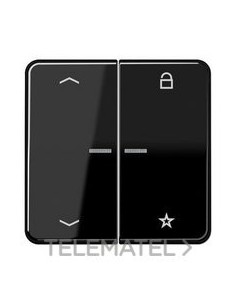 TECLA SENSORA ENET CON FLECHAS NEGRO