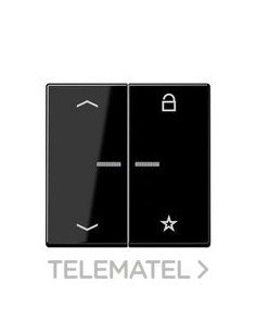 TECLA SENSORA ENET CON FLECHAS NEGRO