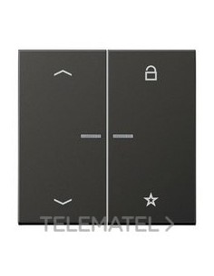 TECLA SENSORA ENET CON FLECHAS ANTRACITA