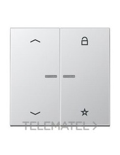 TECLA SENSORA ENET CON FLECHAS ALUMINIO