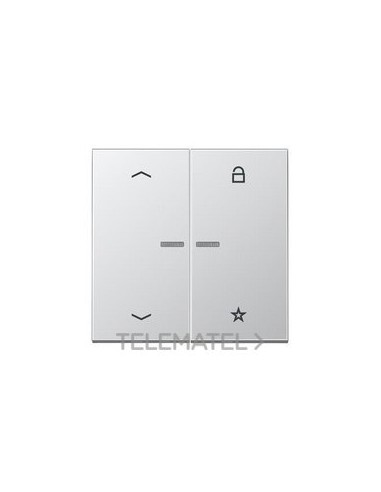 TECLA SENSORA ENET CON FLECHAS ALUMINIO