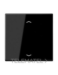 TECLA PULSADOR SIMPLE PERSIANAS LS NEGRO