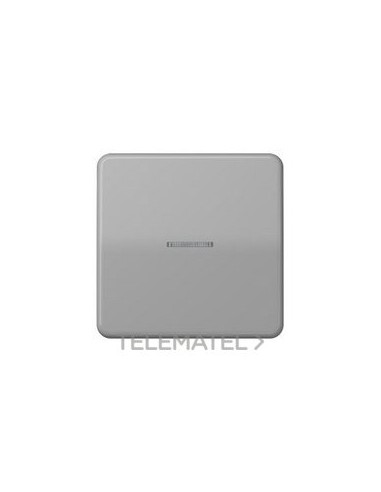 TECLA PULSADOR SIMPLE CON VISOR CD GRIS