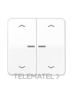 TECLA PULS.DBL.VISOR/PERS.CD BL ALP.