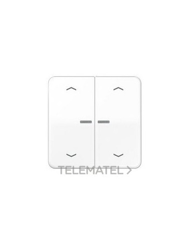 TECLA PULS.DBL.VISOR/PERS.CD BL ALP.