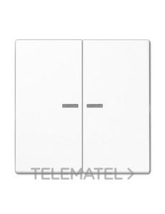 TECLA PULS.DBL.VISOR LS BL ALP.