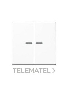 TECLA PULS.DBL.VISOR A102KO5WW BL ALP.