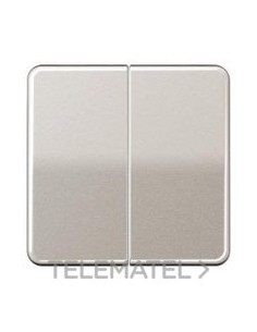 TECLA PULSADOR DOBLE CD PLATINO