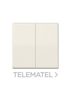 TECLA PULSADOR DOBLE AS BLANCO