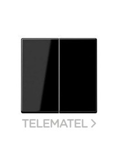 TECLA PULSADOR DOBLE A102BFSW A NEGRO