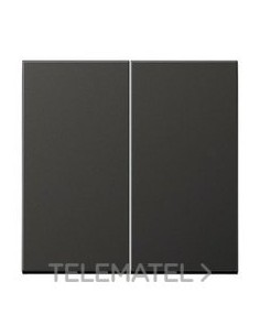 TECLA PARA MECANISMO DOBLE ANTRACITA