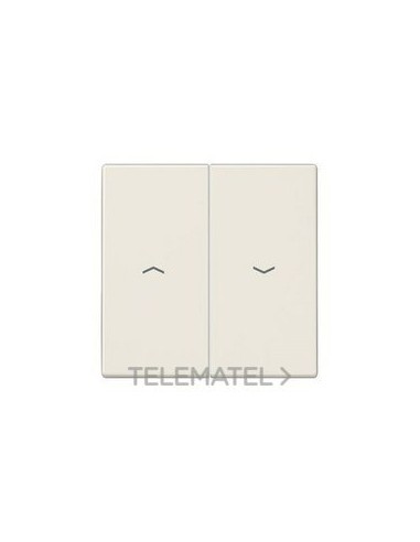 TECLA DOBLE PERSIANA BLANCO MARFIL