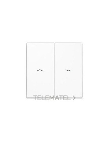 TECLA DOBLE PERSIANA BLANCO ALPINO