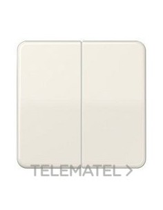 TECLA DOBLE BLANCO MARFIL