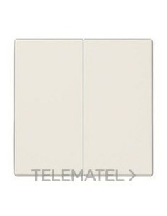 TECLA DOBLE BLANCO MARFIL