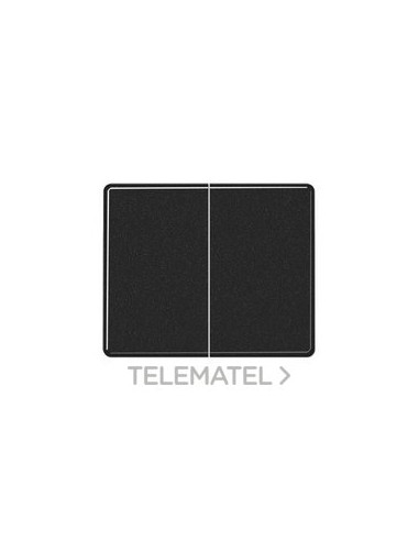 TECLA DOBLE BASCULANTE NEGRO