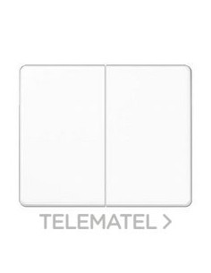 TECLA DOBLE BASCULANTE BLANCO ALPINO