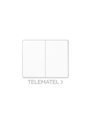 TECLA DOBLE BASCULANTE BLANCO ALPINO