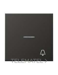 TECLA CON VISOR SÍMBOLO TIMBRE ANTRACITA