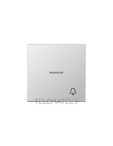 TECLA CON VISOR SÍMBOLO TIMBRE ALUMINIO