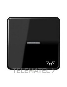 TECLA CON VISOR SÍMBOLO LUZ CD500 NEGRO