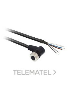 PRECABLEADO M12 H 5 PINS 20m PUR ACOD.