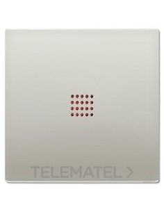 TECLA CON VISOR SERIE ACERO