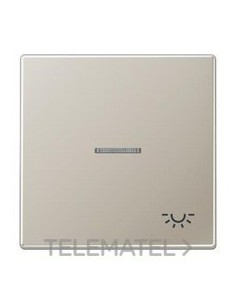 TECLA CON VISOR SÍMBOLO ACERO LUZ