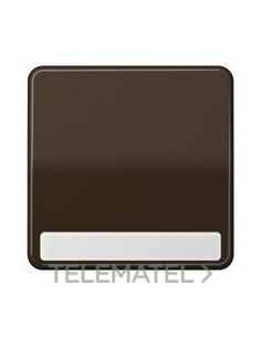 TECLA CON REGLETA INSCRIPCIÓN MARRÓN