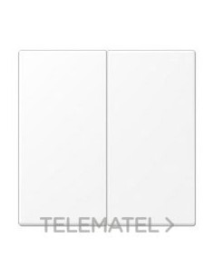 TECLA 2 PULSADORES LS BLANCO MATE