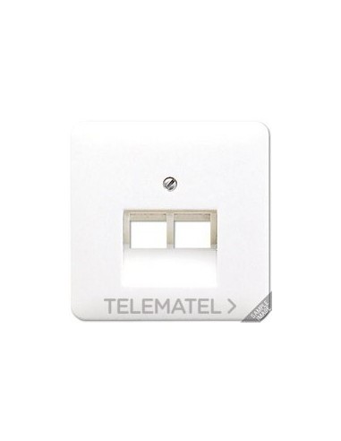 TAPA T.TELEF.DBL.UAE 2x8P BRONCE-ORO