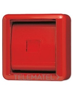 TAPA CON CRISTAL ROJO WG800