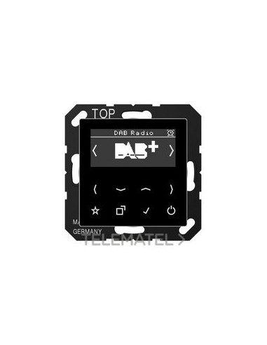 SMART RADIO DAB+ NEGRO SERIE AS/A