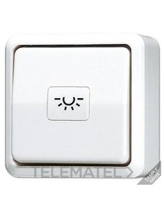 PULSADOR SUPERFÍCIE AP600 BLANCO