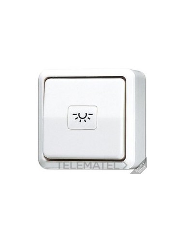 PULSADOR SUPERFÍCIE AP600 BLANCO