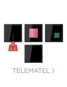 PULSADOR SISTEMA EMERGENCIA NEGRO