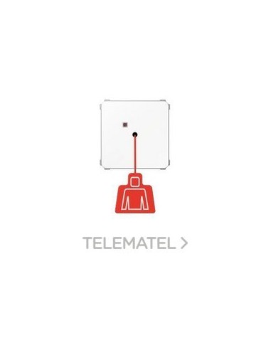 PULSADOR CON TIRADOR CD BLANCO ALPINO